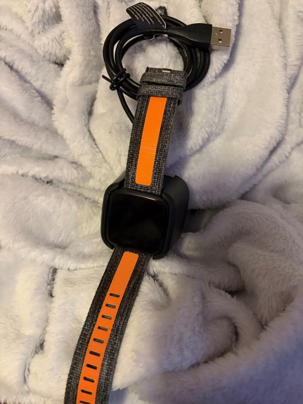 Fitbit versa 1 with charger like new